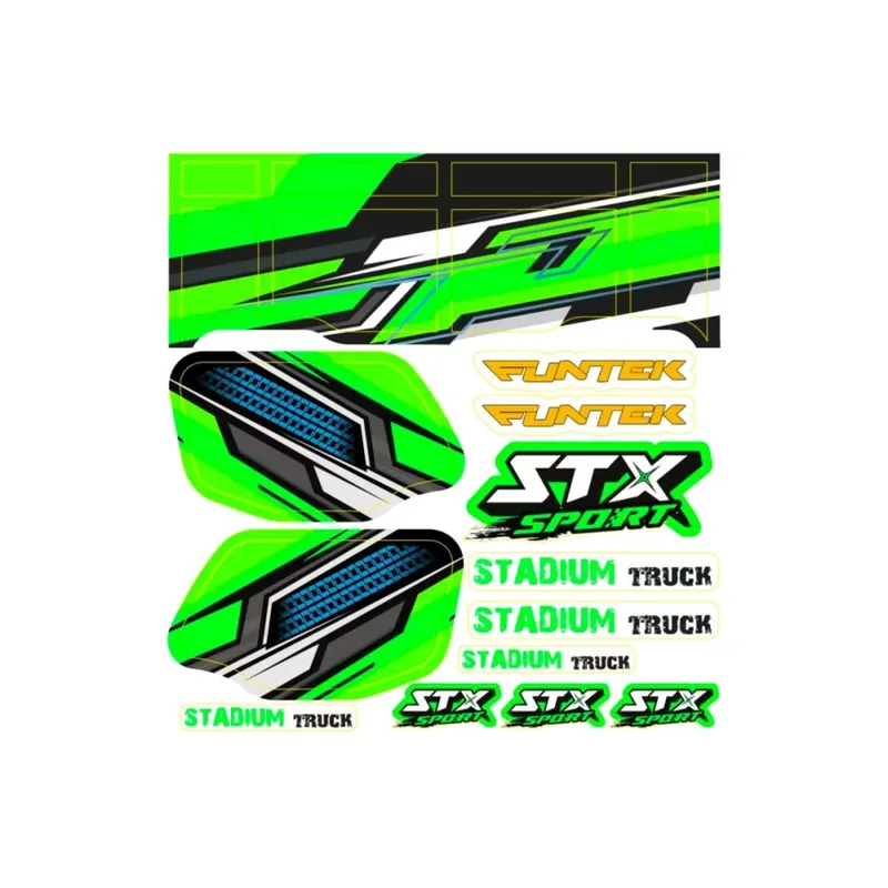 STX - nálepky zelené Nová Kolekce