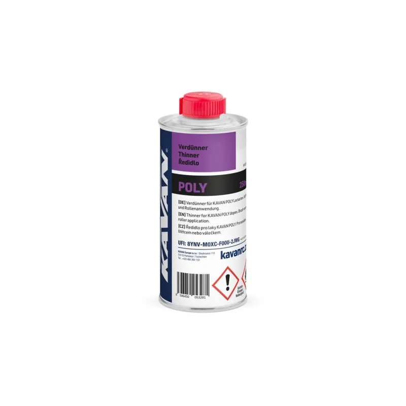 KAVAN ředidlo POLY, 250ml Zlevněný