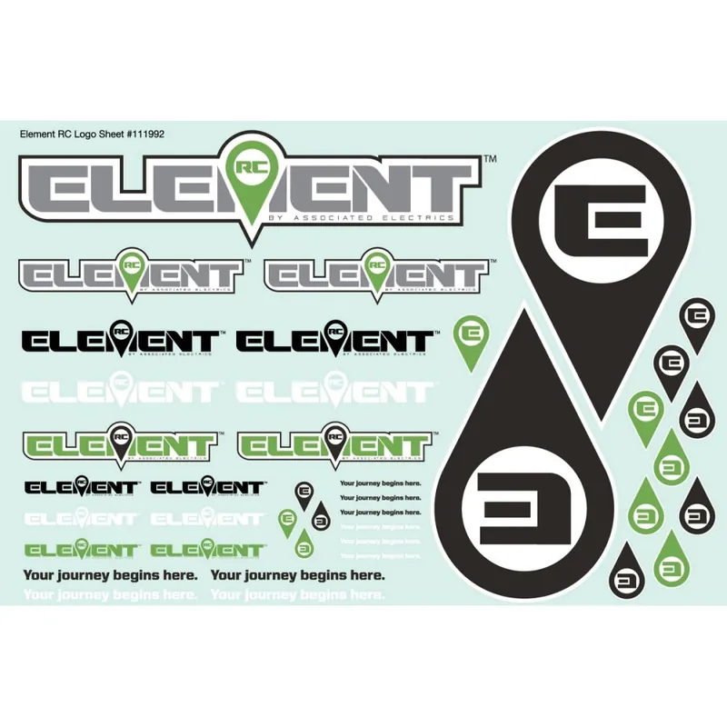 Element nálepky, 1 ks. Značkový
