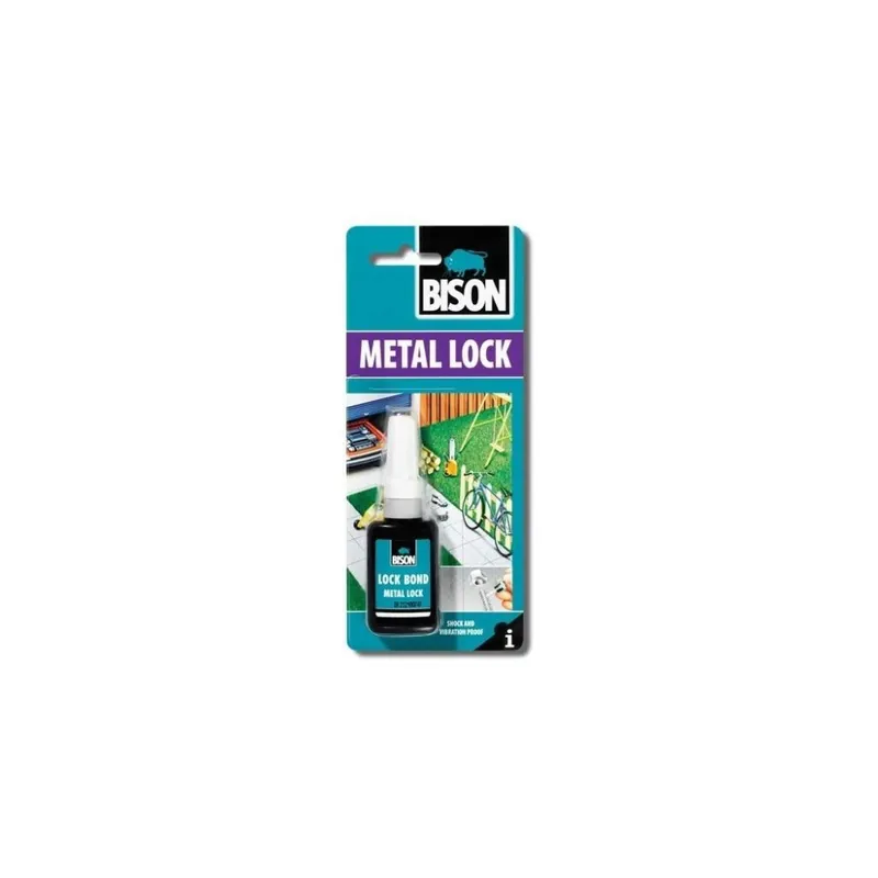 BISON METAL LOCK 10ml nerozebíratelný zajišťovač šroubových spojů Vrácení Zdarma