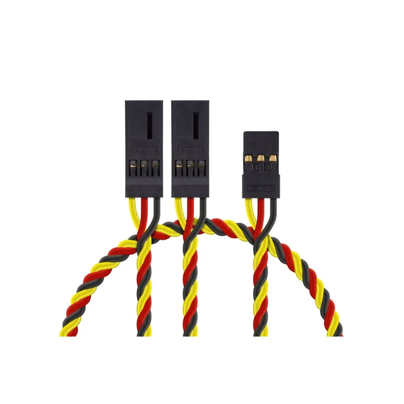4703 S "Y"-kabel JR kroucený silný krátký 150mm (PVC) Jen Po Omezenou Doba