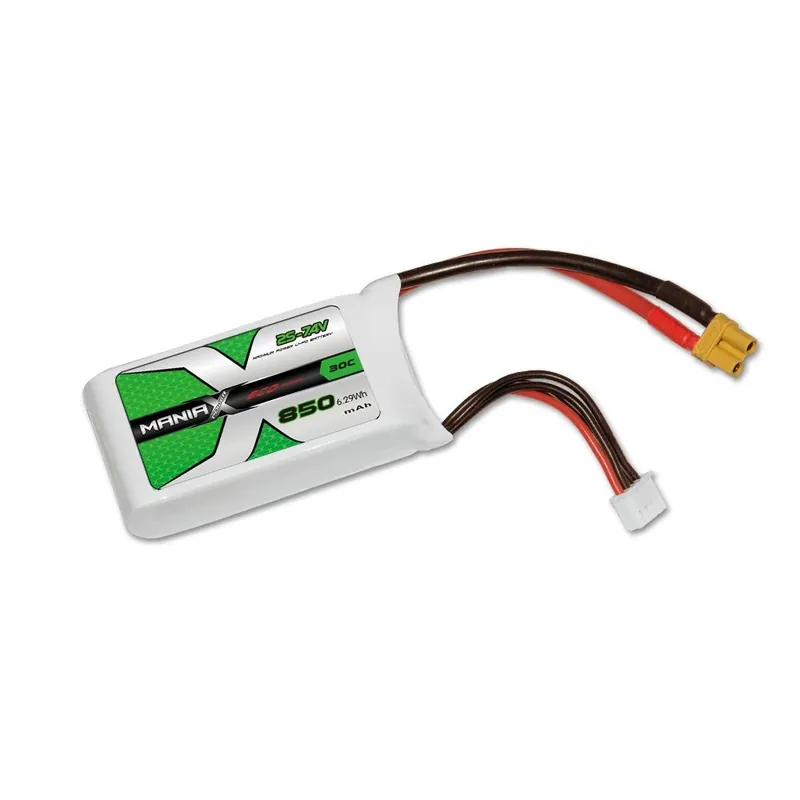 ManiaX Lipol 7.4V 850mAh 30C Přímo Od Výrobce