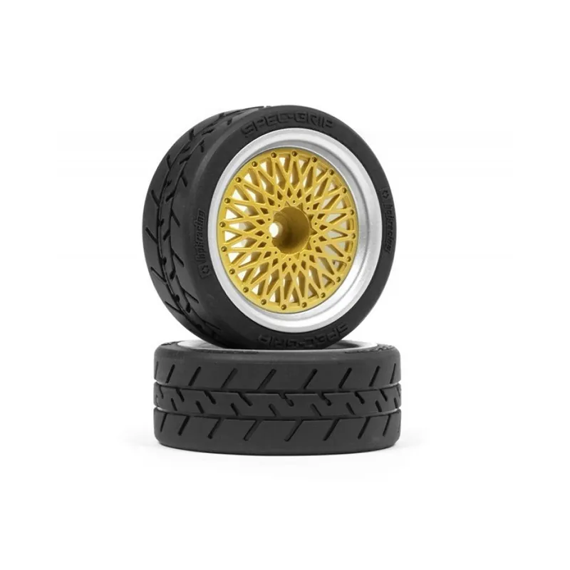 Výhodná Nabídka BBS RS disky Stříbrné/Zlaté 26mm (6mm Offset) 2ks
