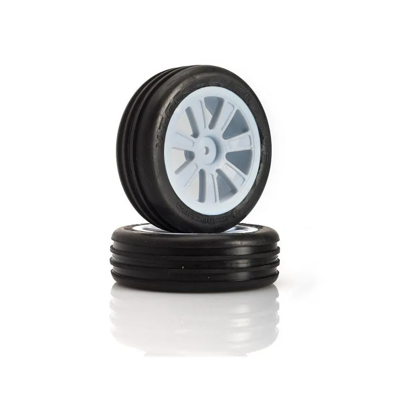 Vysoce Kvalitní VTEC Groove 2WD přední nalepené gumy - 1/10 Buggy J-směs