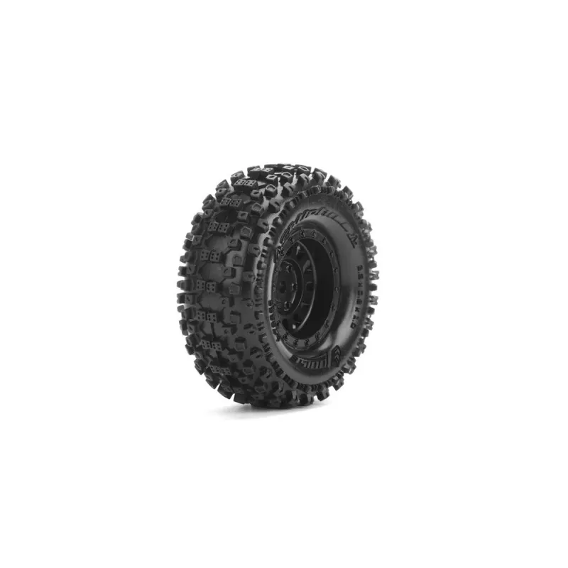 Akční Nabídka CR-UPHILL 1.0 - Kompletní 1/18 a 1/24 crawler kola s černými disky pro 7mm hex, 2 ks