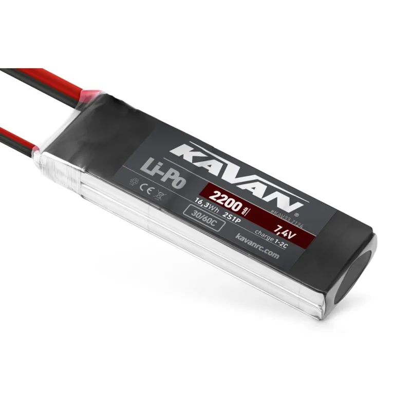 Jen Po Omezenou Doba KAVAN Li-Po 2200mAh/7,4V 30/60C Air pack