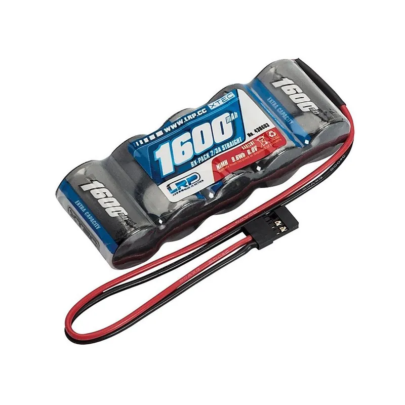 XTEC RX-pack Straight 2/3A NiMH - JR - 6.0V - 1600mAh Nakupujte Hned