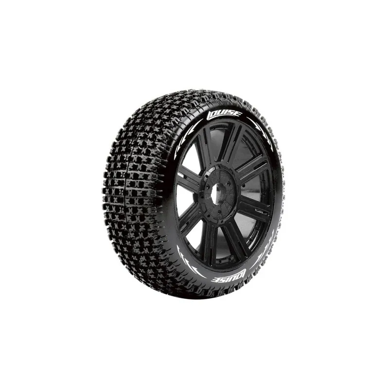 B-PIRATE SOFT 1/8, černé paprskové disky 17mm hex, 2 ks Originální