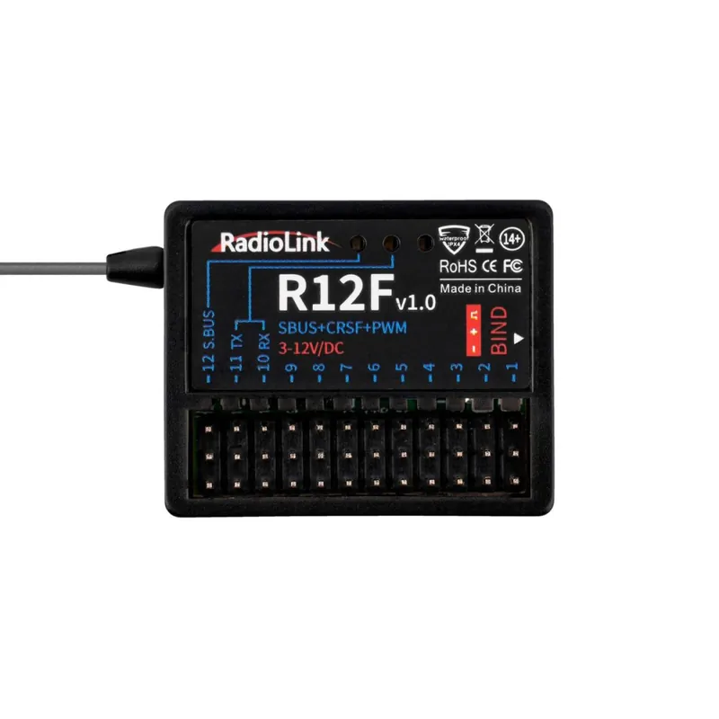 Přijímač R12F Ověřený