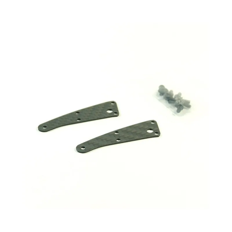 SWORKz uhlíková vzpěra předního vrchního ramene, 1,5mm, včetně šroubů, 2 ks. Jen Po Omezenou Doba