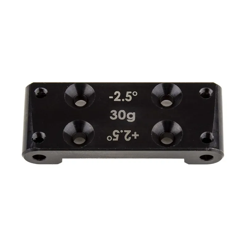 FT B6 ocelový Bulkhead, 30g, +2,5 a -2,5°, černý, 1 ks. Novinka