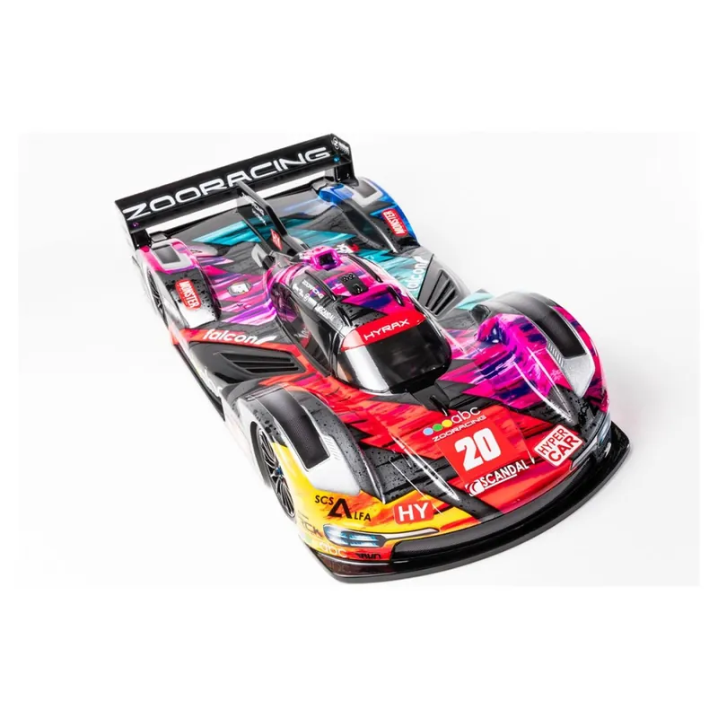 Karoserie čirá Hyrax 190mm Hyper Car - 0,7mm Pouze Dnes