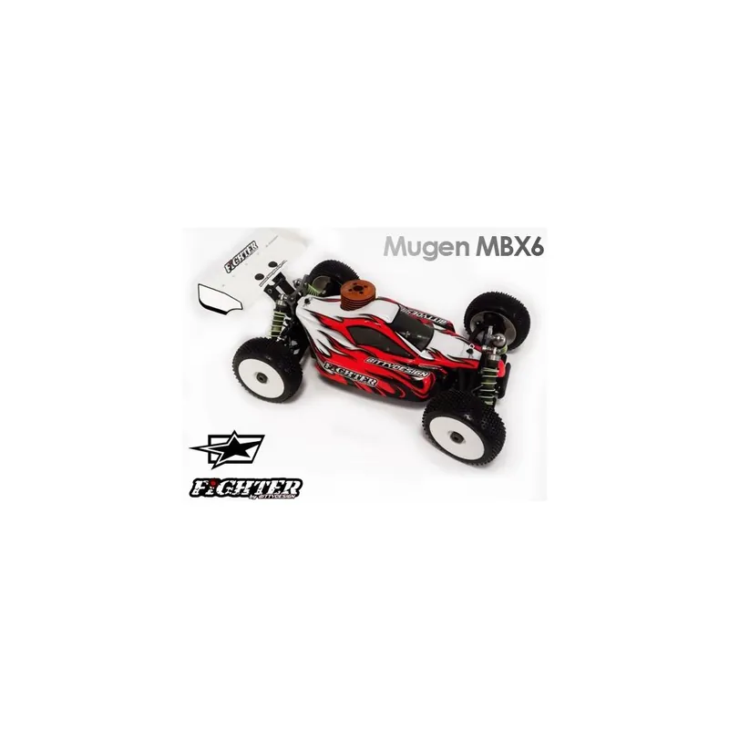 Autentický Fighter karoserie - MUGEN MBX-6 Bitty Style Design lakování