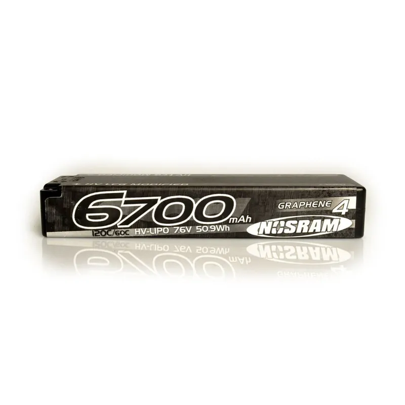 Pouze Dnes HV ULTRA LCG Modified GRAPHENE-4 6700mAh Hardcase Akku - 7.6V LiPo - 135C/65C