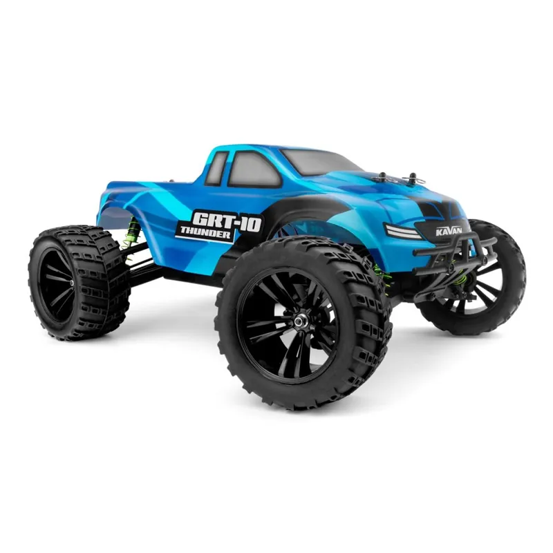 Akční Nabídka KAVAN GRT-10 Thunder Brushless 2,4 GHz 4WD Monster Truck 1 10 - Modrý