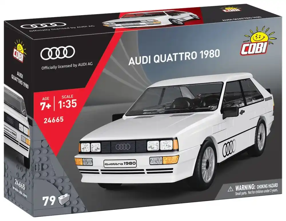 Nejlepší Volba Audi Quattro 1980 - Plastová stavebnice COBI