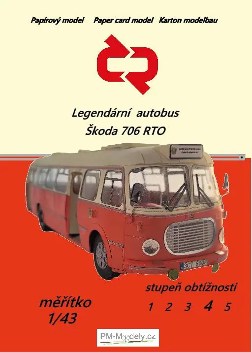 Autobus Škoda 706 RTO Top Prodej