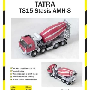 Autodomíchávač Tatra 815 8x8 Stasis AMH-8 Akce