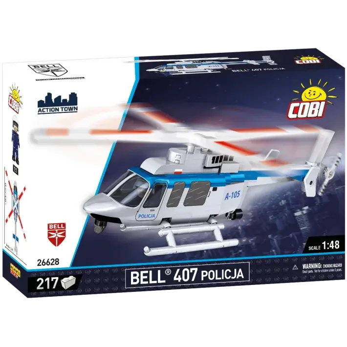Bell 407 - Policie - Plastová stavebnice COBI Cenový Hit