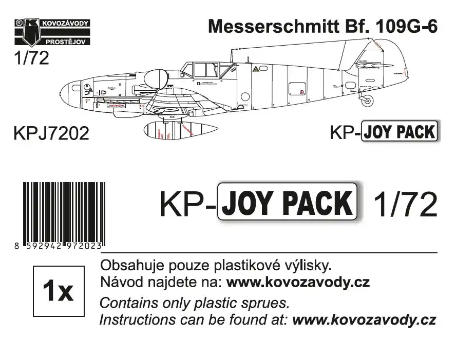 Bf 109G-6 KP-JOYPACK 1/72 Kup Teď