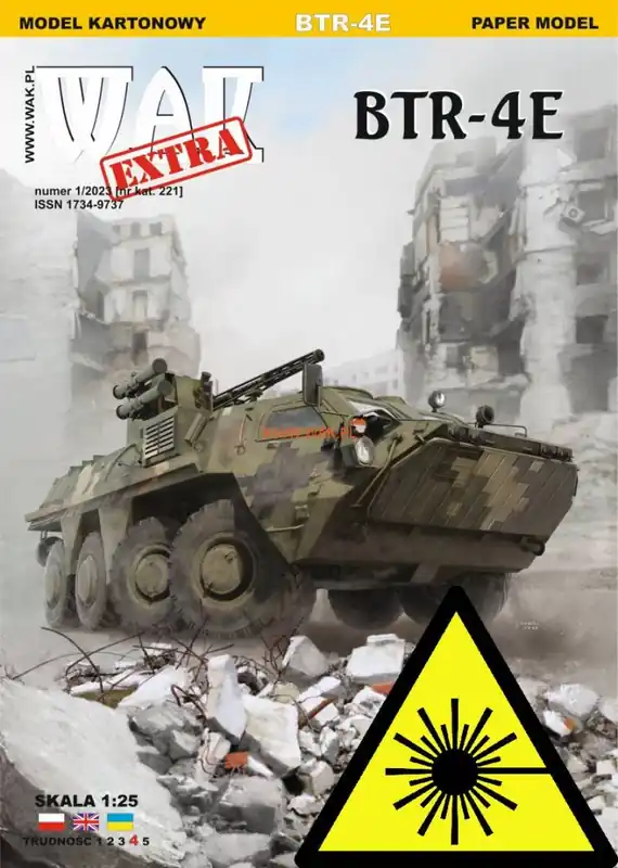BTR-4E Bucephalus - Laserové doplňky - dezény Vysoce Kvalitní