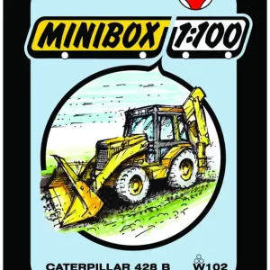 Ověřený Caterpillar 428 B, rýpadlo a nakladač