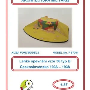 Československé lehké opevnění vzor 36 typ B - 1 87 Kup Teď