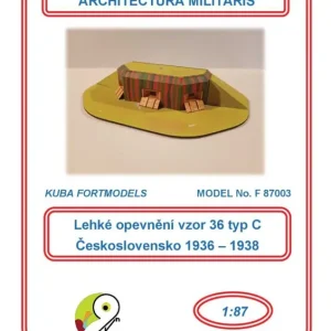 Československé lehké opevnění vzor 36 typ C - 1 87 Nejlepší Volba