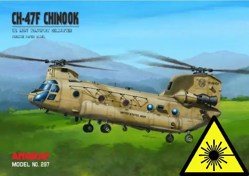 CH-47F Chinook - Laserové doplňky - kostra Levný