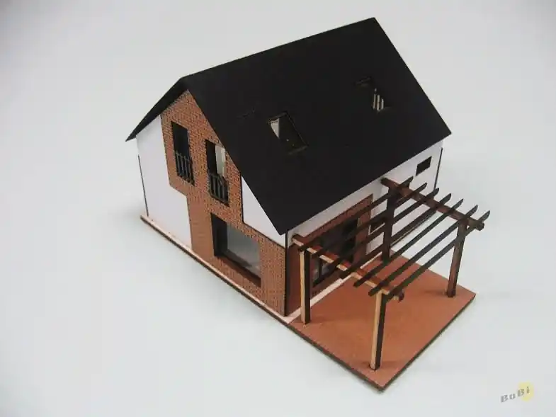 Dům s pergolou - Měřítko 1 160 Výhodná Nabídka