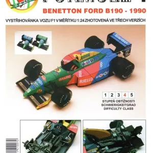 F1 Benetton B190 Ford Nejprodávanější