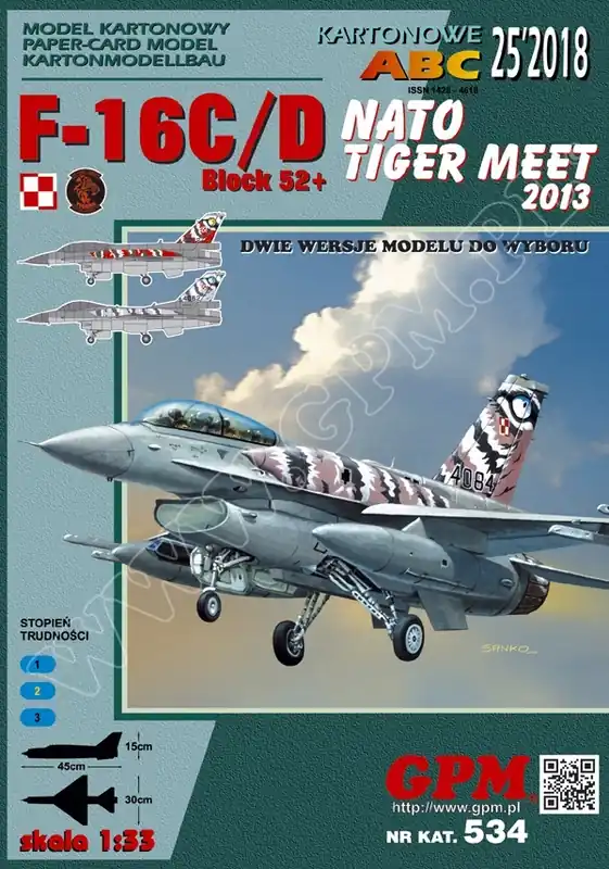 Rychlé Dodání F16 C/D Block 52 NATO - SADA 2