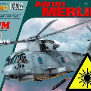 Expresní Doručení Helikoptéra AW101 MERLIN - Laserové doplňky - kostra