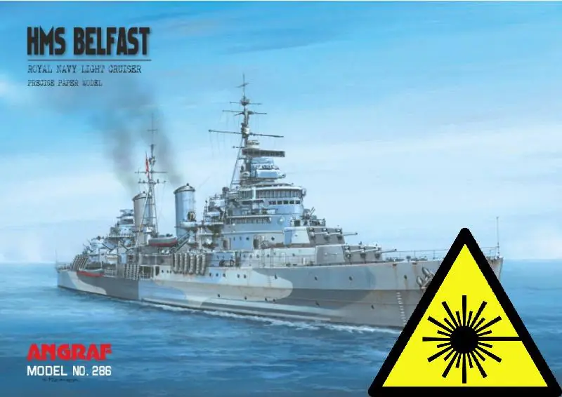 HMS Belfast - Laserové doplňky - kostra Kup Teď