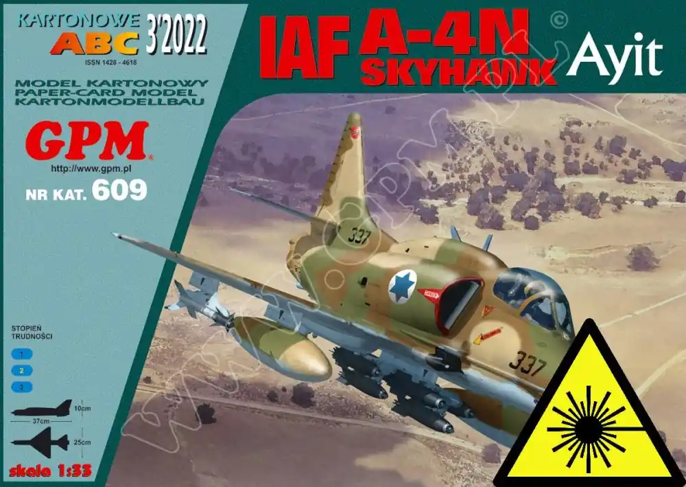 IAF A 4N SKYHAWK - Laserové doplňky - kostra Super Cena