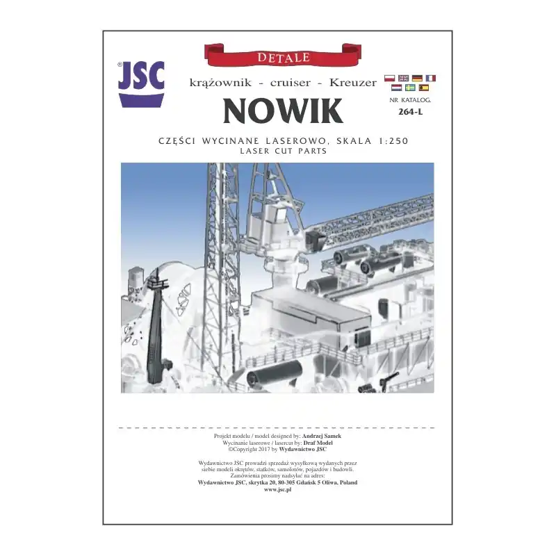 Křižník Nowik - Laserové doplňky Levný