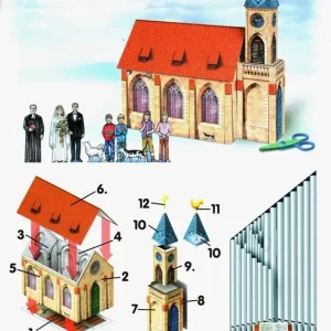 Finální Výprodej Maxi Kirche - Jednoduchý kostel s interiérem