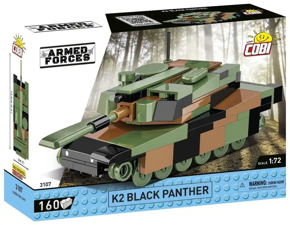 Mini Tanky - K2 Black Panther - Plastová stavebnice COBI Cenový Hit