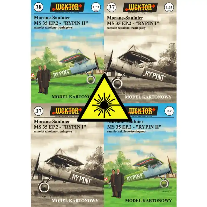 Expresní Doručení Morane-Saulnier MS 35 EP.2 - laserové díly
