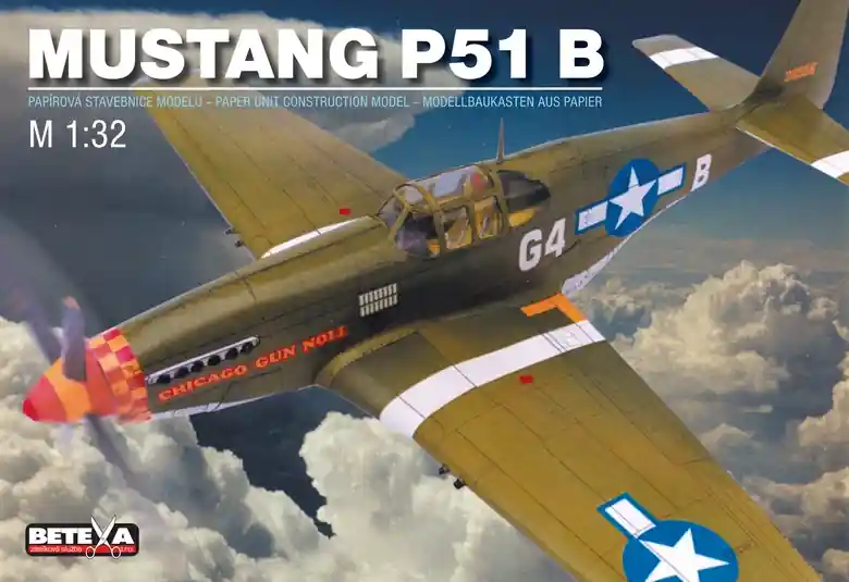 Mustang P51 B Vysoce Kvalitní