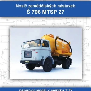 Originální Nosič zemědělských nástaveb Š706 MTSP 27
