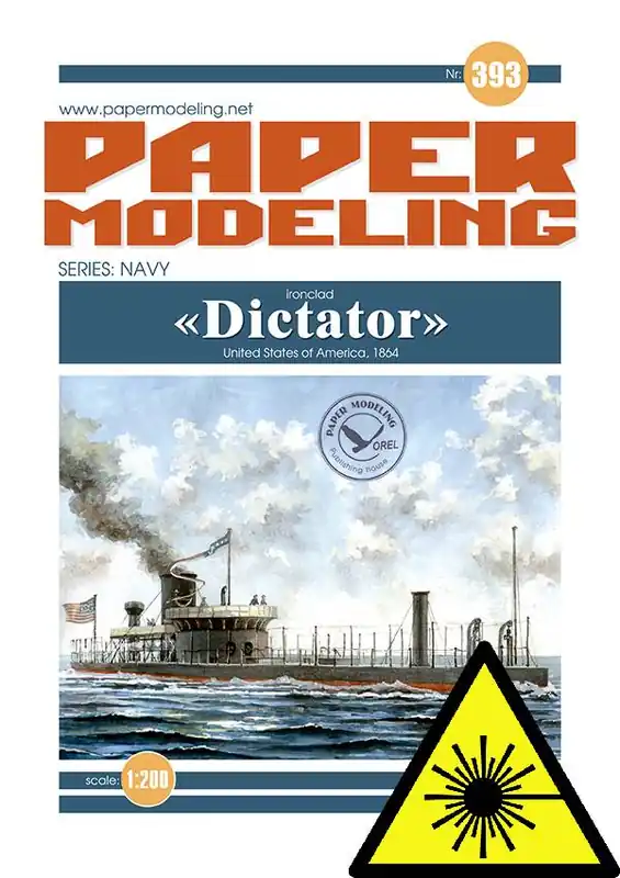 Obrněná monitorovací loď Dictator - Laserové doplňky - dřevěná paluba Časově Omezené