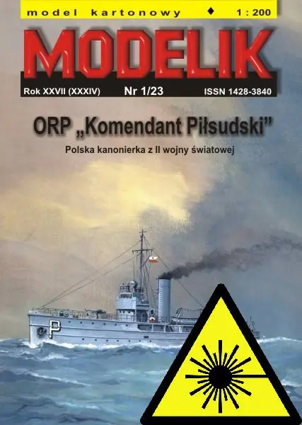 Pouze Dnes ORP Komendant Pilsudski - Laserové doplňky - kostra