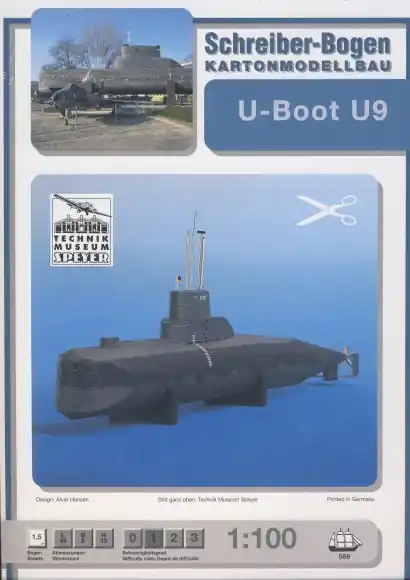 Nejlepší Volba Ponorka U-Boot U9