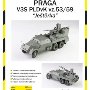 Nízká Cena Praga V3S PLDvK vz.53/59 - Ještěrka