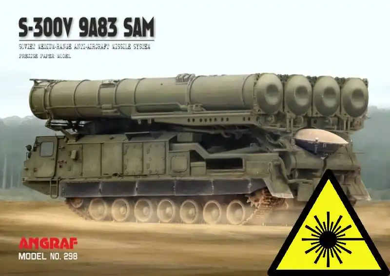 S-300V 9A83 SAM - Laserové doplňky - pásy Autentický