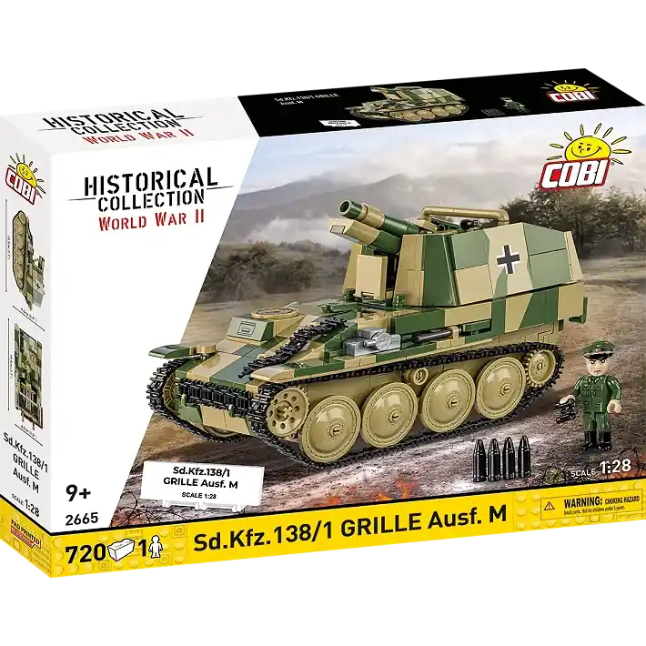 Cenově Výhodný Sd.Kfz. 138/1 Grille Ausf.M WWII - Plastová stavebnice COBI