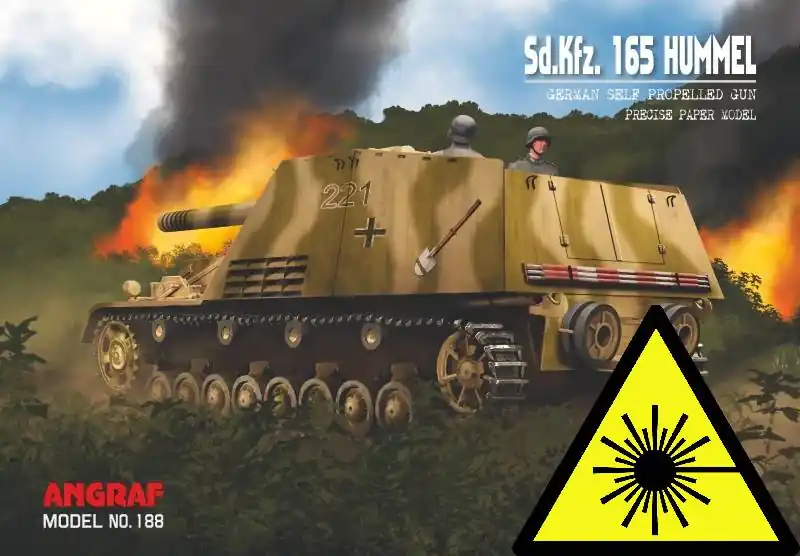 Sd.Kfz. 165 Hummel - Laserové doplňky - kostra, detaily Omezená Nabídka