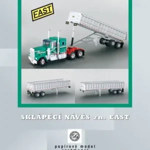 Sklápěcí návěs EAST Levný