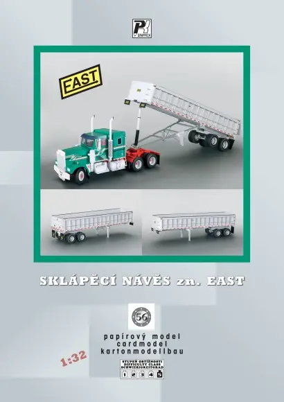 Sklápěcí návěs EAST Levný